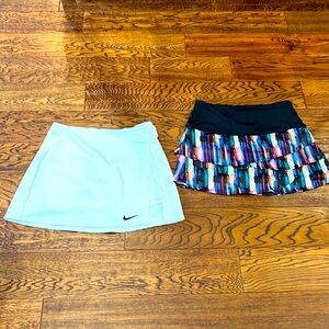 Athletic/ leisure skirts. Size small. Nike and Lucky in Love